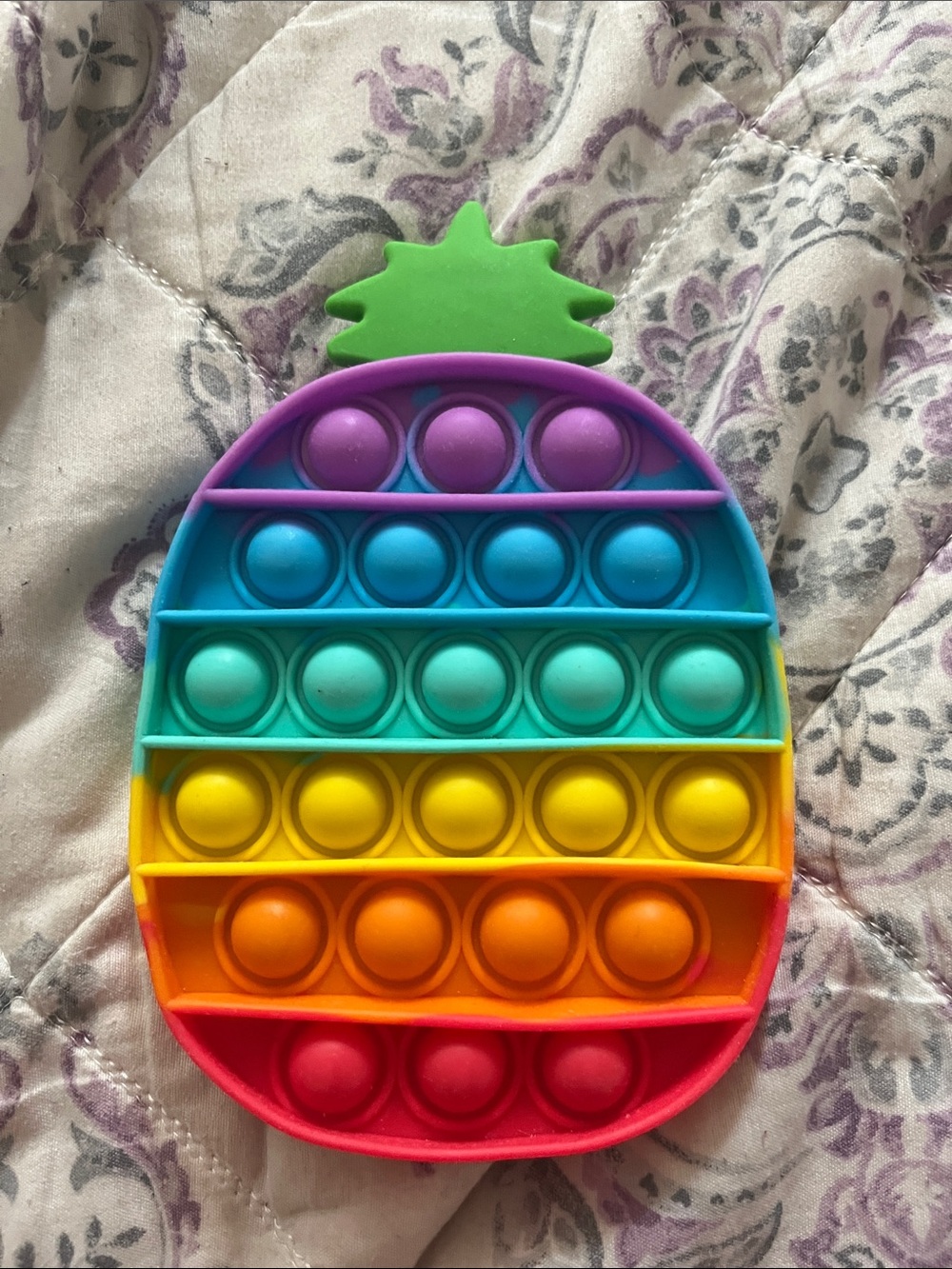 Rainbow Pineapple Pop Fidget Toy
